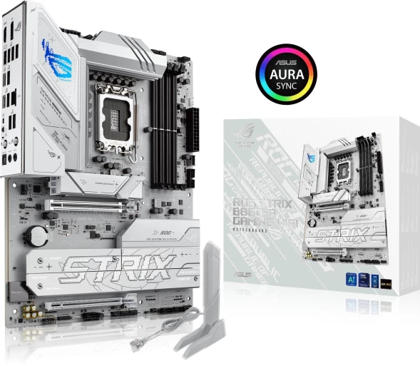 Материнская плата Asus ROG STRIX B860-A GAMING WIFI Soc-1851 Intel B860 4xDDR5 ATX AC`97 8ch(7.1) 2.5Gg RAID+HDMI+DP