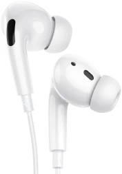 Гарнитура внутриканальные Hoco M1 Pro 1.2м белый проводные в ушной раковине