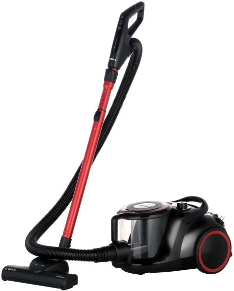 Пылесос Bosch BGS41POW1 700Вт черный/красный