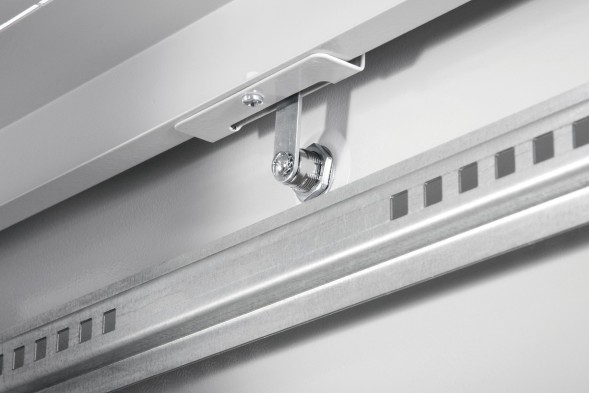 Шкаф коммутационный ЦМО (ШТК-Э-42.8.8-13АА) напольный 42U 800x800мм пер.дв.стекл металл 2 бок.пан. направл.под закл.гайки 710кг серый 715мм 105кг 180град. 1987мм IP20 сталь