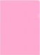 Папка-уголок Бюрократ Pastel -EPAST/PINK A4 пластик 0.18мм розовый