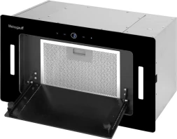 Вытяжка встраиваемая Weissgauff Aura 1200 Remote черный управление: сенсорное (1 мотор)