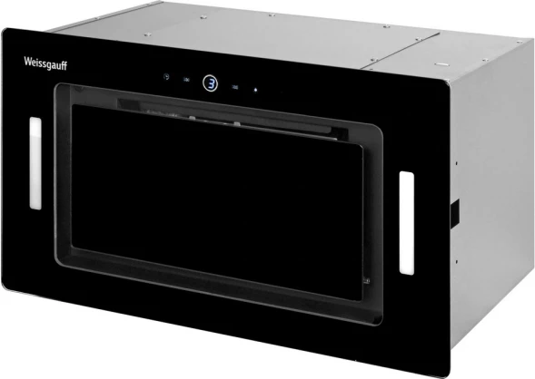 Вытяжка встраиваемая Weissgauff Aura 1200 Remote черный управление: сенсорное (1 мотор)