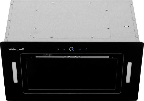 Вытяжка встраиваемая Weissgauff Aura 1200 Remote черный управление: сенсорное (1 мотор)