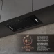Вытяжка встраиваемая Weissgauff Aura 1200 Remote черный управление: сенсорное (1 мотор)