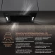 Вытяжка встраиваемая Weissgauff Aura 1200 Remote черный управление: сенсорное (1 мотор)
