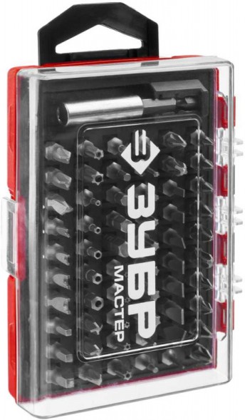 Набор бит Зубр 26089-H61 (61пред.) для шуруповертов