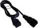 Шнур питания Lanmaster LAN-PP19/20-0.5-BK C19-C20 проводник.:3x1.5мм2 0.5м 250В 16А черный
