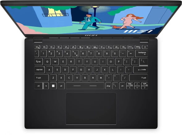 Ноутбук MSI Modern 14 C7M-238RU Ryzen 5 7530U 8Gb SSD512Gb AMD Radeon 14&amp;quot; IPS FHD (1920x1080) Windows 11 Home black WiFi BT Cam (9S7-14JK12-238)