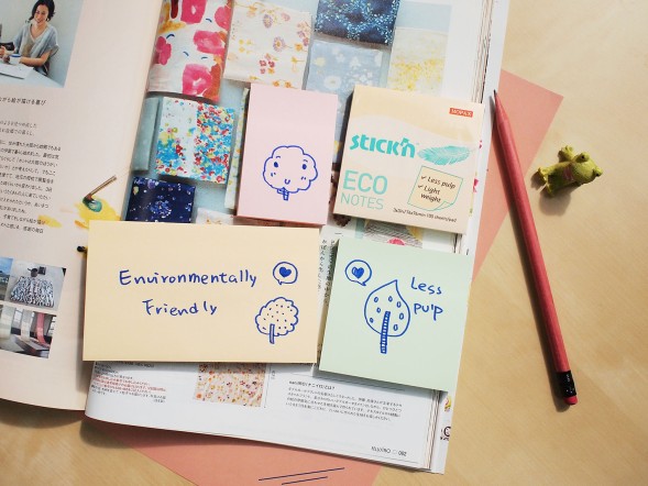 Блок самоклеящийся бумажный Stick`n ECO 21748 76x76мм 100лист. 60г/м2 пастель зеленый