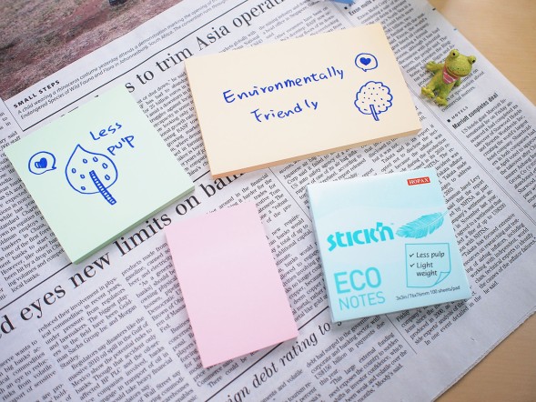 Блок самоклеящийся бумажный Stick`n ECO 21748 76x76мм 100лист. 60г/м2 пастель зеленый