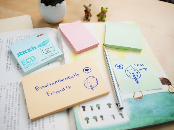 Блок самоклеящийся бумажный Stick`n ECO 21748 76x76мм 100лист. 60г/м2 пастель зеленый