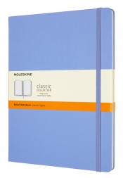 Блокнот Moleskine CLASSIC QP090B42 XLarge 190х250мм 192стр. линейка твердая обложка голубая гортензия