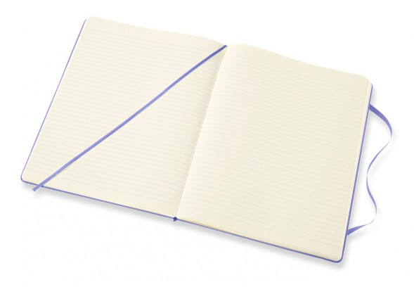 Блокнот Moleskine CLASSIC QP090B42 XLarge 190х250мм 192стр. линейка твердая обложка голубая гортензия