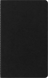 Блокнот Moleskine CAHIER JOURNAL QP317 Large 130х210мм обложка картон 80стр. клетка черный (3шт)