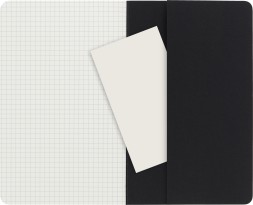 Блокнот Moleskine CAHIER JOURNAL QP317 Large 130х210мм обложка картон 80стр. клетка черный (3шт)