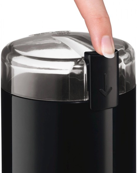 Кофемолка Bosch TSM6A013B 180Вт сист.помол.:ротац.нож вместим.:75гр черный