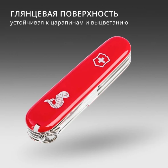 Нож перочинный Victorinox Fisherman (1.4733.72) 91мм 18функц. красный карт.коробка