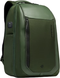 Рюкзак мужской Piquadro Lyss CA6928S143BM/VE зеленый тимьяновый полиэстер/натур.кожа