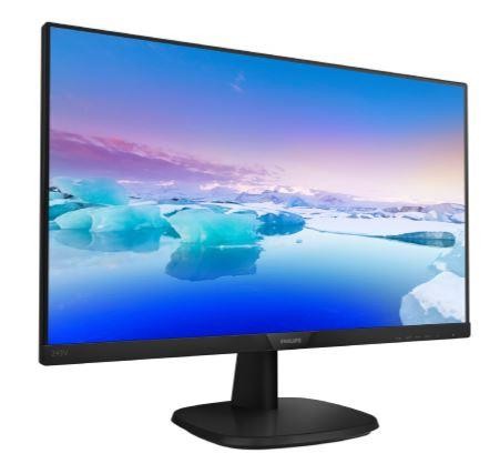 Монитор Philips 23.8&amp;quot; 243V7QJABF (00/01) черный IPS LED 16:9 HDMI M/M матовая 1000:1 250cd 178гр/178гр 1920x1080 75Hz VGA DP FHD 3.5кг