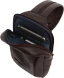 Рюкзак слинг мужской Piquadro Russel CA6764W137/TM темно-коричневый натур.кожа