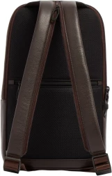 Рюкзак слинг мужской Piquadro Russel CA6764W137/TM темно-коричневый натур.кожа