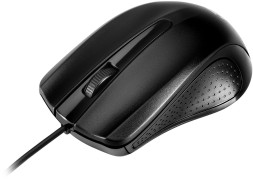 Мышь Оклик 225M черный оптическая (1200dpi) USB для ноутбука (3but)