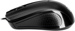 Мышь Оклик 225M черный оптическая (1200dpi) USB для ноутбука (3but)