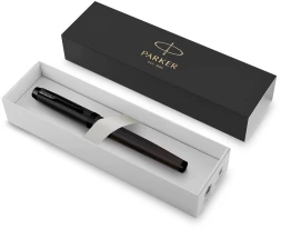 Ручка перьев. Parker IM Achromatic F317 (2127741) Matt Black F сталь нержавеющая подар.кор.