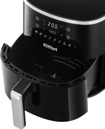 Аэрогриль Kitfort КТ-8160 4.2л 1500Вт черный/серебристый