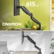 Кронштейн для мониторов Onkron G200 черный 13&amp;quot;-32&amp;quot; макс.18кг настольный поворот и наклон верт.перемещ.