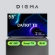 Телевизор LED Digma 55&amp;quot; DM-LED55UBB40 Салют ТВ Frameless Metal черный 4K Ultra HD 60Hz DVB-T DVB-T2 DVB-C DVB-S DVB-S2 USB WiFi Smart TV