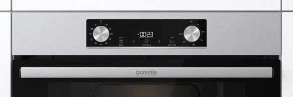 Духовой шкаф Электрический Gorenje BO6735E05X нержавеющая сталь/черный