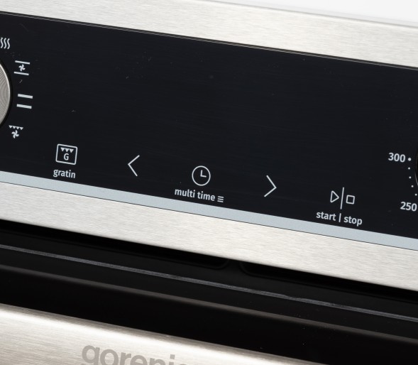 Духовой шкаф Электрический Gorenje BO6735E05X нержавеющая сталь/черный