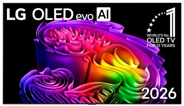 Телевизор OLED LG 77&amp;quot; OLED77G6RLA.ARUG атласное серебро 4K Ultra HD 120Hz DVB-T2 DVB-C DVB-S2 USB WiFi Smart TV