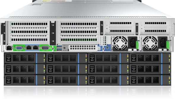 Сервер IRU Rock g4236ag3 2x7313 2x32Gb 9361-16i AST2500 2xGigEth 2x1300W w/o OS (2098238)