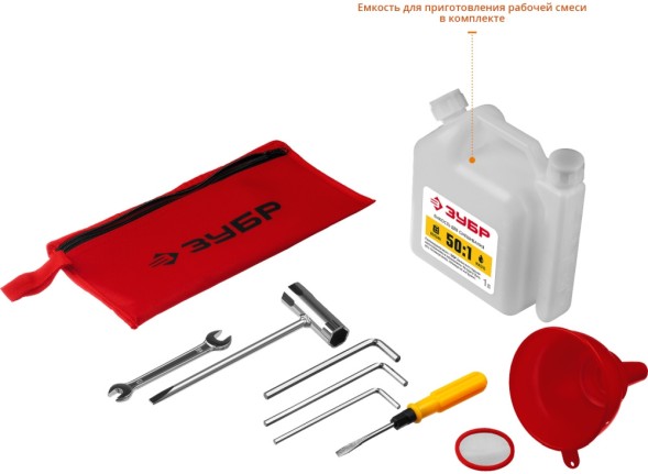 Мотобур Зубр МБ2-250 профес. 2-х такт. 1800Вт 2.45л.с. 52см3 8800об/мин