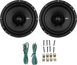 Колонки автомобильные ACV PD-651 BEATS (без решетки) 180Вт 88дБ 4Ом 16см (6.5дюйм) (ком.:2кол.) коаксиальные однополосные