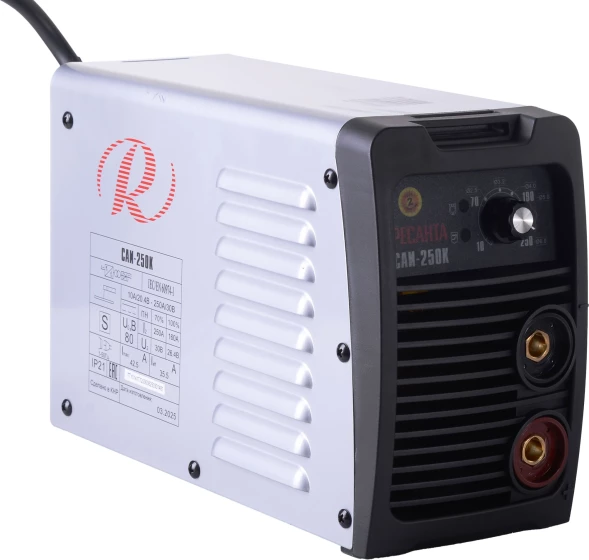 Сварочный аппарат Ресанта САИ-250К инвертор ММА DC 7.8кВт