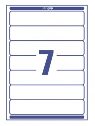 Этикетки Avery Zweckform L4760-25 A4 38x192мм 7шт на листе/80г/м2/25л./белый самоклей. универсальная