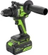 Дрель-шуруповерт Greenworks GD24DD90 аккум. патрон:быстрозажимной (3707507CUD)