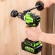 Дрель-шуруповерт Greenworks GD24DD90 аккум. патрон:быстрозажимной (3707507CUD)
