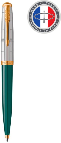 Ручка шариков. Parker 51 Premium (CW2169076) Forest Green GT M черн. черн. подар.кор.