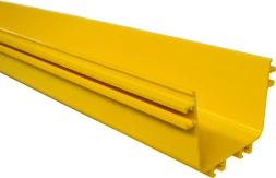 Кабельный канал Lanmaster LAN-OT100X120 L2000мм желтый
