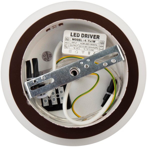 Светильник Hiper Melissa H829-3 7Вт 4000K цв.св.:белый нейтральный кофейный