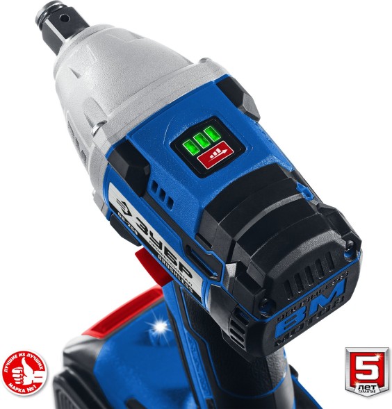 Гайковерт Зубр GB-250-42 аккум. патрон:квад.1/2&amp;quot; (кейс в комплекте)