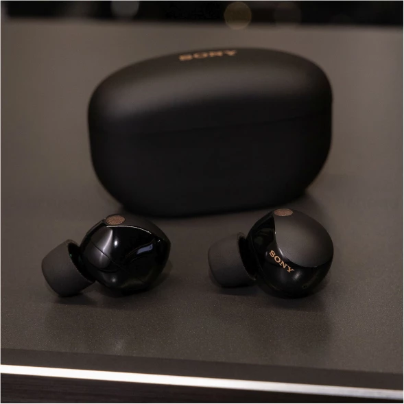 Гарнитура внутриканальные Sony WF-1000XM5 черный беспроводные bluetooth в ушной раковине (WF-1000XM5/BC)