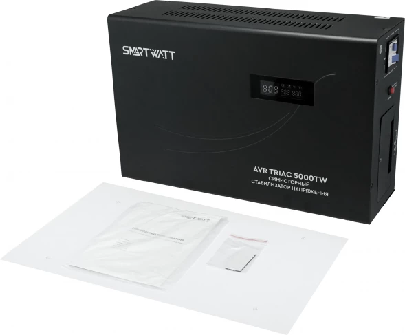 Стабилизатор напряжения Smartwatt AVR Triac 5000TW 5000ВА черный