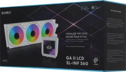 Система водяного охлаждения Lian-Li Galahad II LCD 360 SL-INF ARGB Soc-AM5/AM4/1200/1700/1851 белый 4-pin 29dB Al+Cu LCD Ret (G89.GA2ALCD36INW.00)