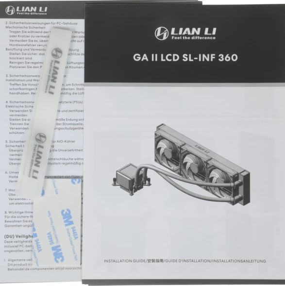 Система водяного охлаждения Lian-Li Galahad II LCD 360 SL-INF ARGB Soc-AM5/AM4/1200/1700/1851 белый 4-pin 29dB Al+Cu LCD Ret (G89.GA2ALCD36INW.00)
